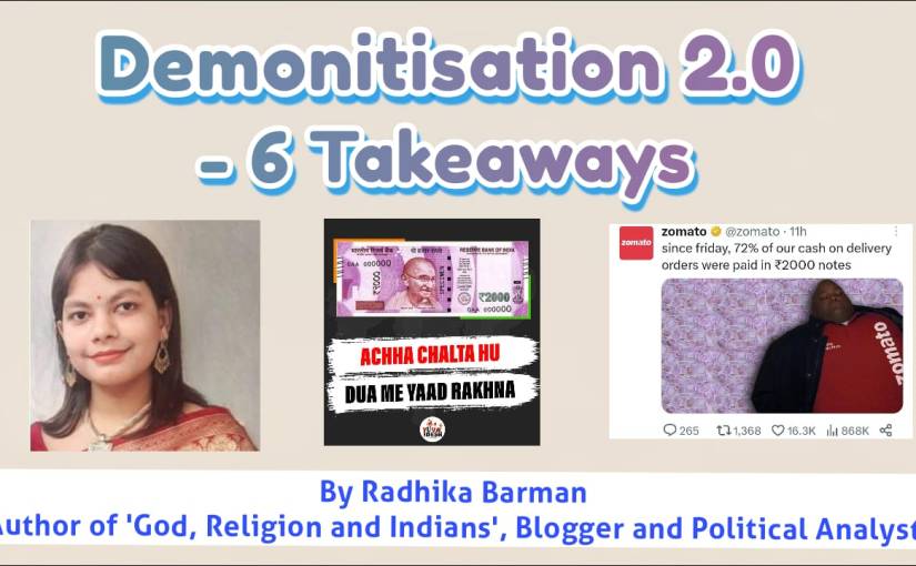 Demonitisation 2.0 – 6 Takeaways